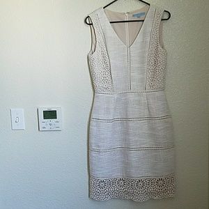 Antonio Melani Mixed Material Classic Dress